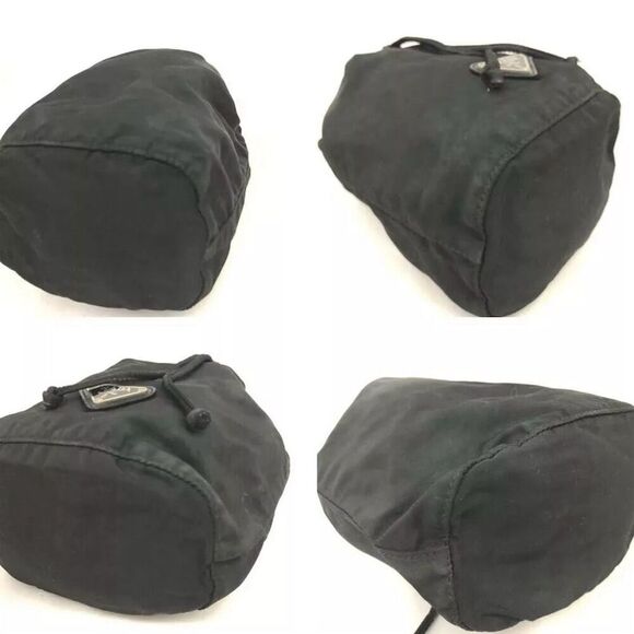 Prada Women's Black Nylon Vela Drawstring Pouch Bag - Picture 5 of 8